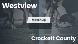 Matchup: Westview  vs. Crockett County  2016