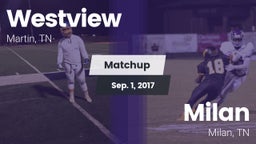 Matchup: Westview  vs. Milan  2017