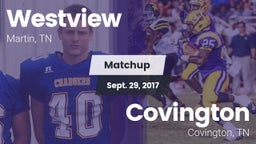 Matchup: Westview  vs. Covington  2017