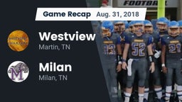 Recap: Westview  vs. Milan  2018