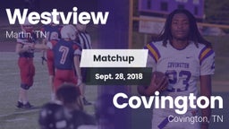 Matchup: Westview  vs. Covington  2018