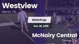 Matchup: Westview  vs. McNairy Central  2018