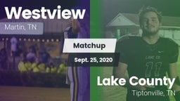 Matchup: Westview  vs. Lake County  2020