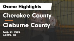 Cherokee County  vs Cleburne County  Game Highlights - Aug. 24, 2023