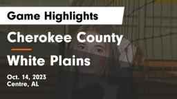 Cherokee County  vs White Plains  Game Highlights - Oct. 14, 2023