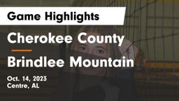 Cherokee County  vs Brindlee Mountain  Game Highlights - Oct. 14, 2023