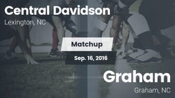 Matchup: Central Davidson vs. Graham  2016
