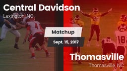 Matchup: Central Davidson vs. Thomasville  2017