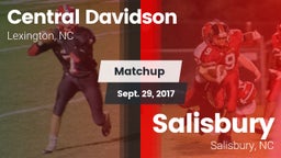 Matchup: Central Davidson vs. Salisbury  2017