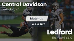 Matchup: Central Davidson vs. Ledford  2017