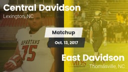Matchup: Central Davidson vs. East Davidson  2017