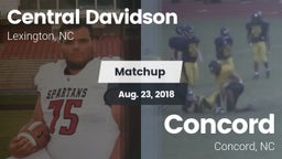 Matchup: Central Davidson vs. Concord  2018