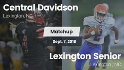 Matchup: Central Davidson vs. Lexington Senior  2018