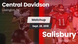 Matchup: Central Davidson vs. Salisbury  2018