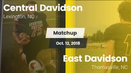 Matchup: Central Davidson vs. East Davidson  2018