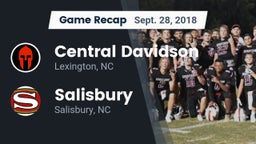 Recap: Central Davidson  vs. Salisbury  2018