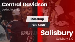 Matchup: Central Davidson vs. Salisbury  2019