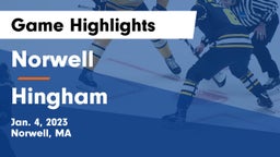 Norwell  vs Hingham  Game Highlights - Jan. 4, 2023