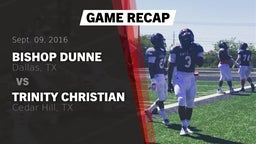 Recap: Bishop Dunne  vs. Trinity Christian  2016