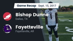 Recap: Bishop Dunne  vs. Fayetteville  2017