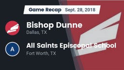 Recap: Bishop Dunne  vs. All Saints Episcopal School 2018