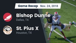 Recap: Bishop Dunne  vs. St. Pius X  2018
