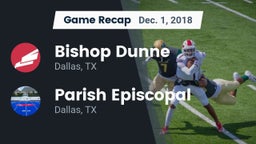 Recap: Bishop Dunne  vs. Parish Episcopal  2018
