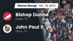 Recap: Bishop Dunne  vs. John Paul II  2019