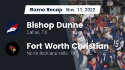 Recap: Bishop Dunne  vs. Fort Worth Christian  2022