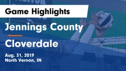 Jennings County  vs Cloverdale  Game Highlights - Aug. 31, 2019