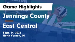 Jennings County  vs East Central  Game Highlights - Sept. 14, 2022