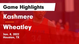 Kashmere  vs Wheatley  Game Highlights - Jan. 8, 2022