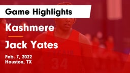 Kashmere  vs Jack Yates  Game Highlights - Feb. 7, 2022