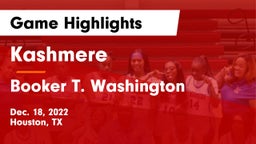 Kashmere  vs Booker T. Washington  Game Highlights - Dec. 18, 2022