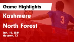 Kashmere  vs North Forest  Game Highlights - Jan. 10, 2024