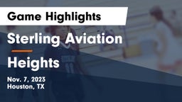 Sterling Aviation  vs Heights  Game Highlights - Nov. 7, 2023