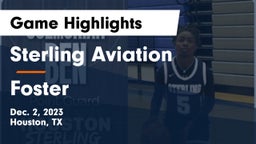 Sterling Aviation  vs Foster  Game Highlights - Dec. 2, 2023