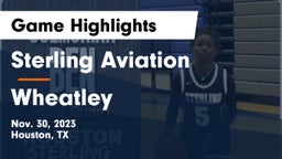 Sterling Aviation  vs Wheatley  Game Highlights - Nov. 30, 2023