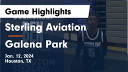 Sterling Aviation  vs Galena Park  Game Highlights - Jan. 12, 2024