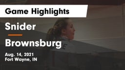 Snider  vs Brownsburg  Game Highlights - Aug. 14, 2021