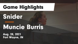 Snider  vs Muncie Burris Game Highlights - Aug. 28, 2021