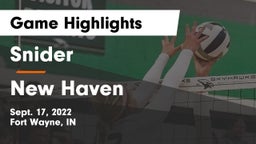 Snider  vs New Haven  Game Highlights - Sept. 17, 2022