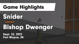 Snider  vs Bishop Dwenger  Game Highlights - Sept. 22, 2022