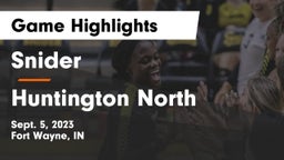 Snider  vs Huntington North  Game Highlights - Sept. 5, 2023