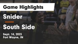 Snider  vs South Side  Game Highlights - Sept. 14, 2023