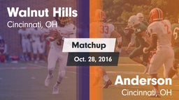 Matchup: Walnut Hills High vs. Anderson  2016