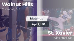 Matchup: Walnut Hills vs. St. Xavier  2018