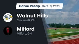 Recap: Walnut Hills  vs. Milford  2021