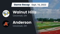 Recap: Walnut Hills  vs. Anderson  2022