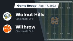Recap: Walnut Hills  vs. Withrow  2023